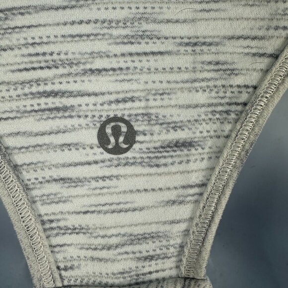 Lululemon Womens Gray Patterned Racerback Tank Top Size S - Picture 3 of 3